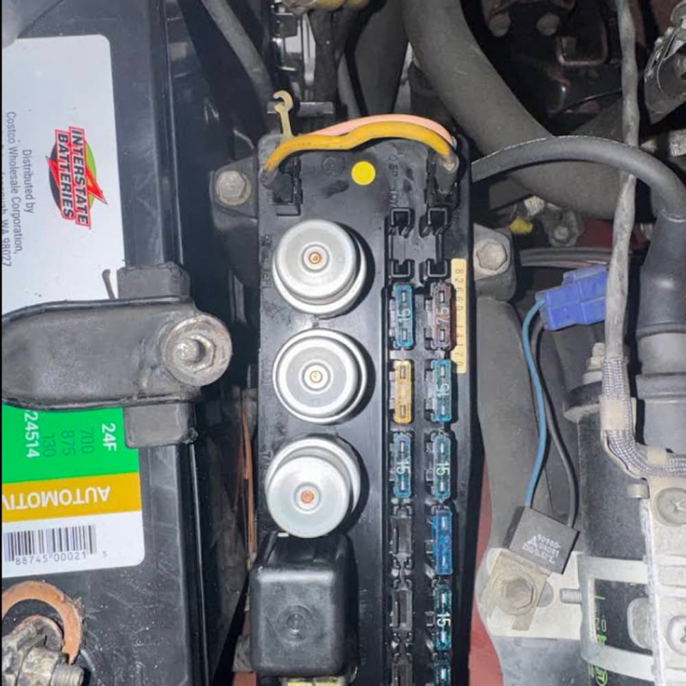 Customer vehicle serviced and ready for pickup